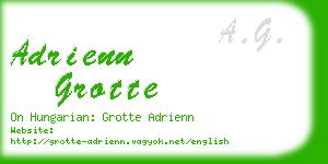 adrienn grotte business card